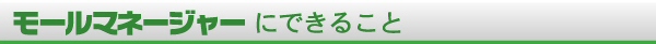 モルマネージャーにできること